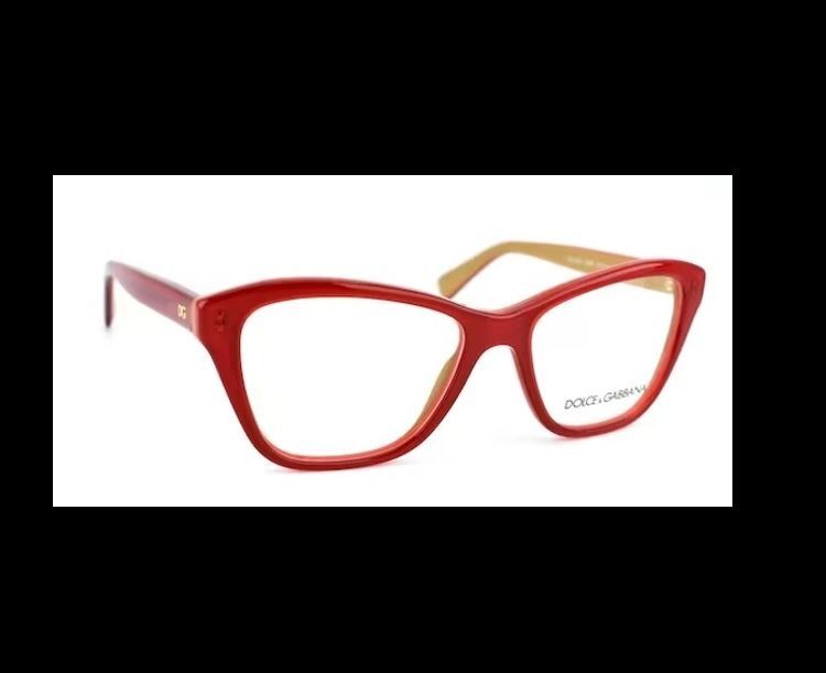 Dolce and gabbana red frames top