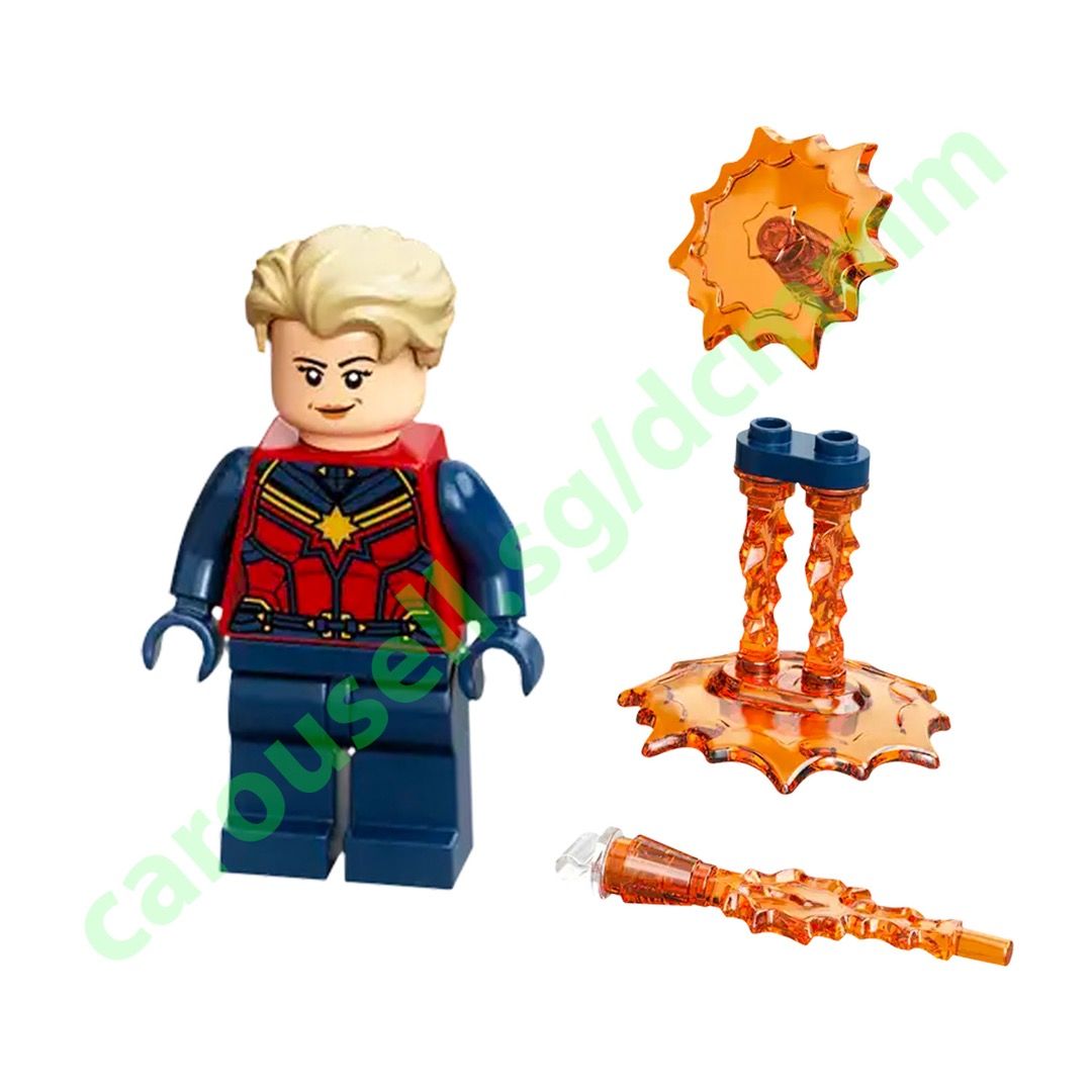 New Unassembled - LEGO Marvel SH772: Captain Marvel Minifigure Minifig -  Dark Blue Hands + Power Blast Pieces - From 76327 Sanctuary II: Endgame  Battle Infinity Saga, Hobbies & Toys, Toys & Games on Carousell