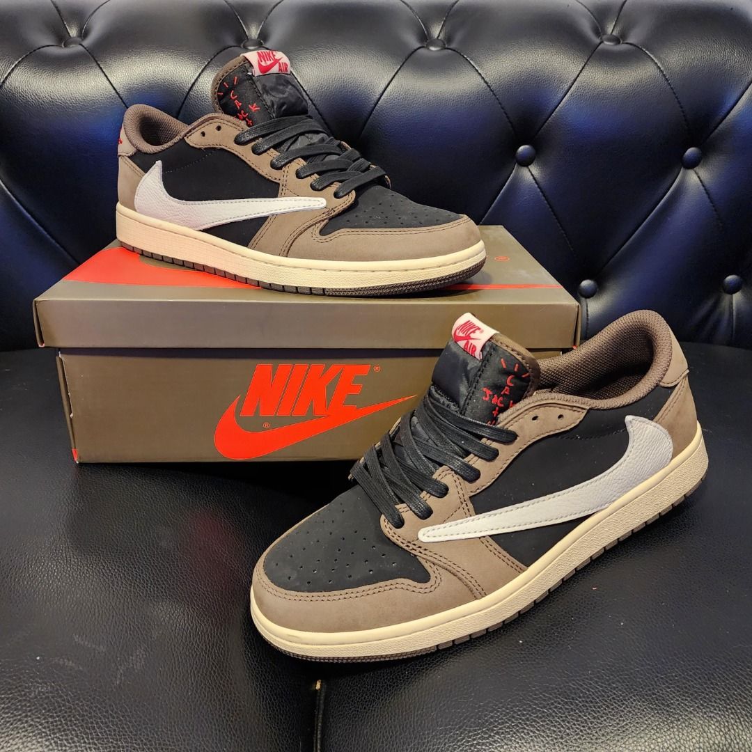 Jordan 1 Retro Low OG SP Travis Scott Mocha Men's - CQ4277-001 - US