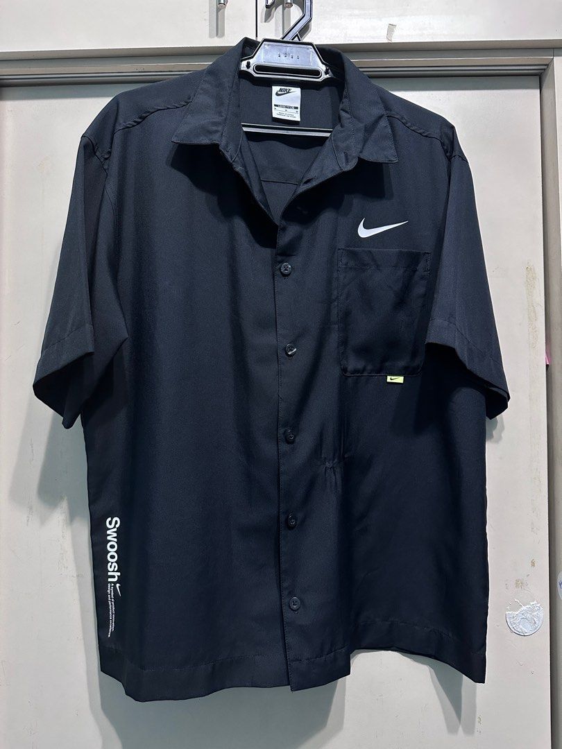 Nike Button Down Shirt Men s Fashion Tops Sets Tshirts Polo