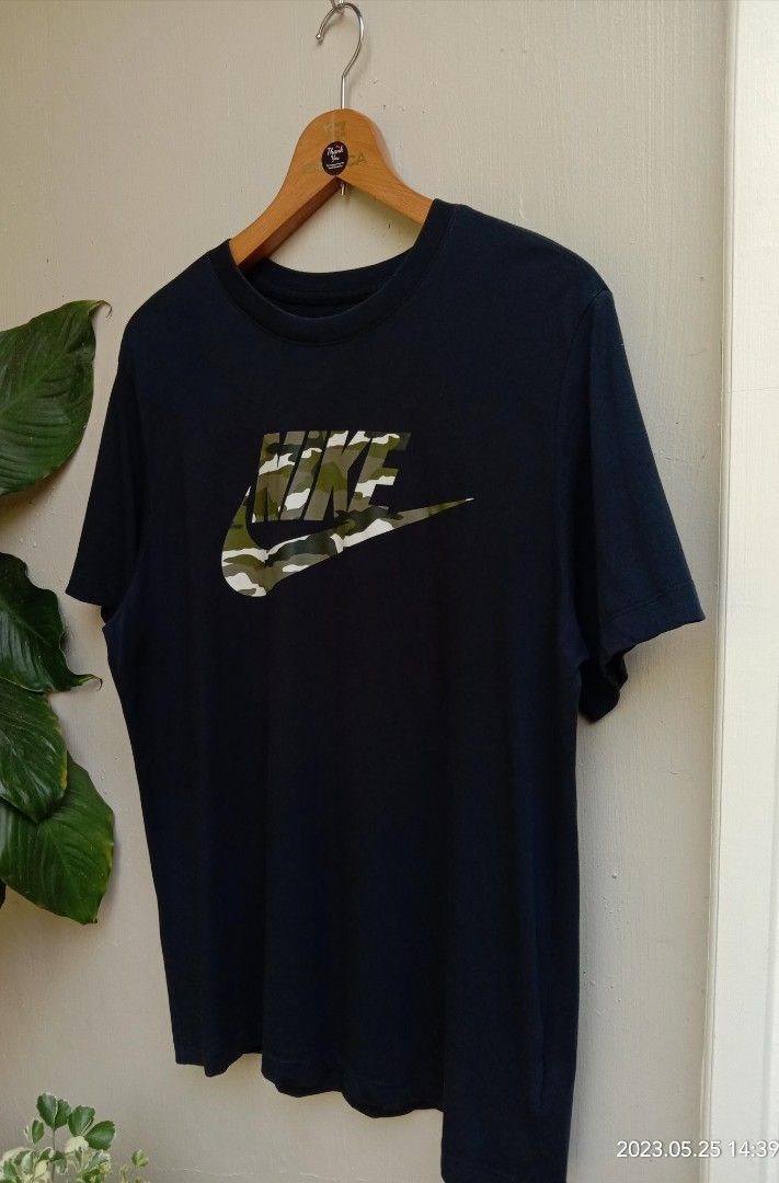 Nike Camo Logo large Men s Fashion Tops Sets Tshirts Polo Shirts on Carousell