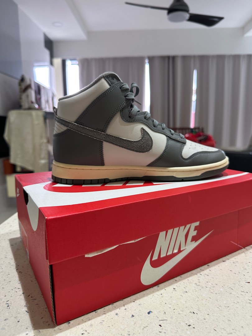 dunk high dark grey