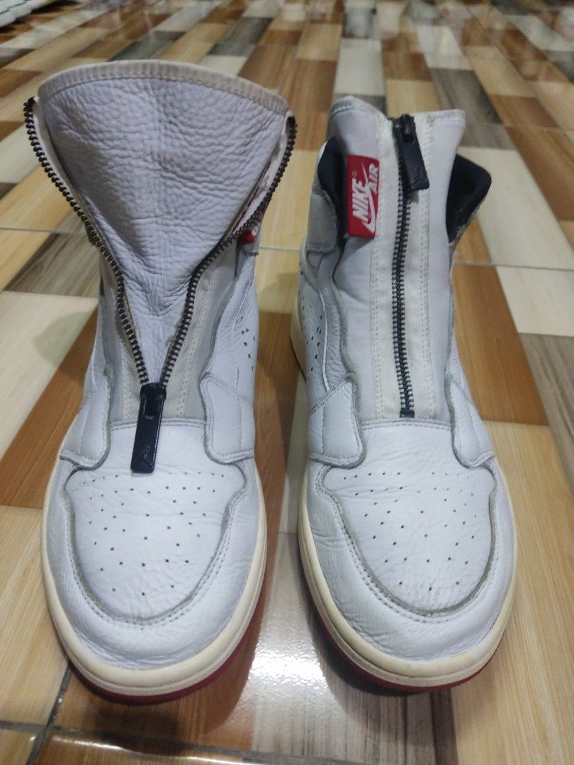 Jordan 1 retro high clearance zip white university red