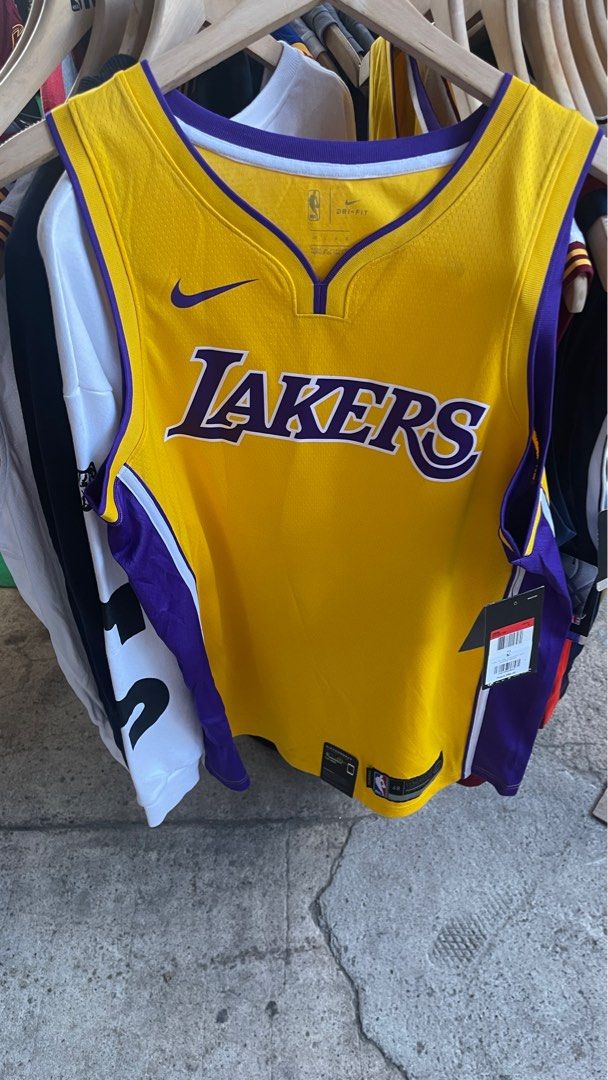Nike, Shirts, Lebron James Lakers Nike Wish Sponsor Nba Jersey Sz 54
