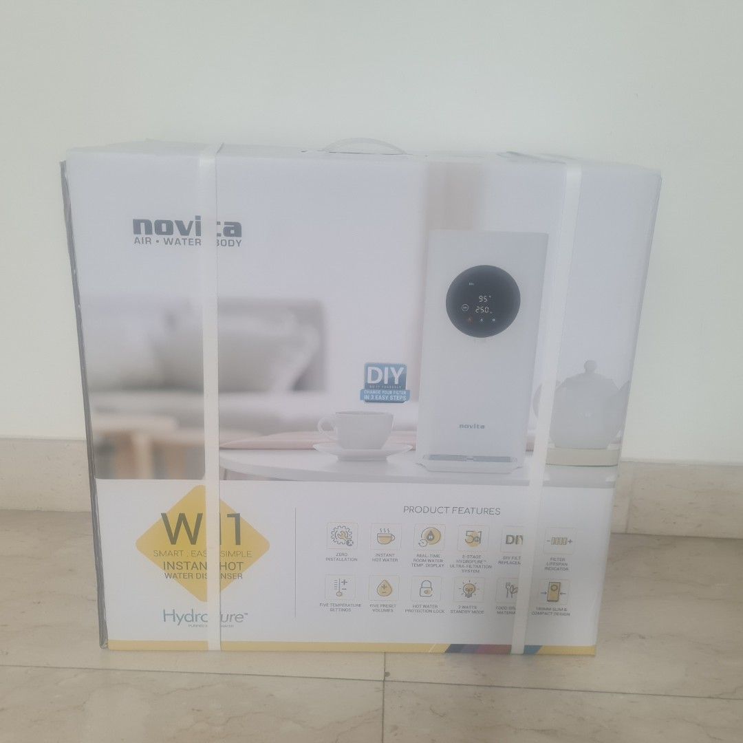 Novita instant hot water dispenser W11, TV & Home Appliances, Kitchen