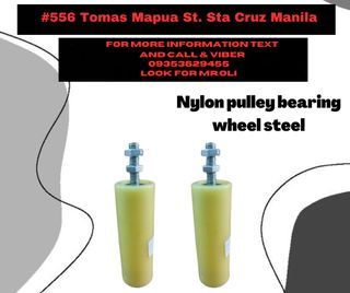 Nylon pulley bearing wheel steel