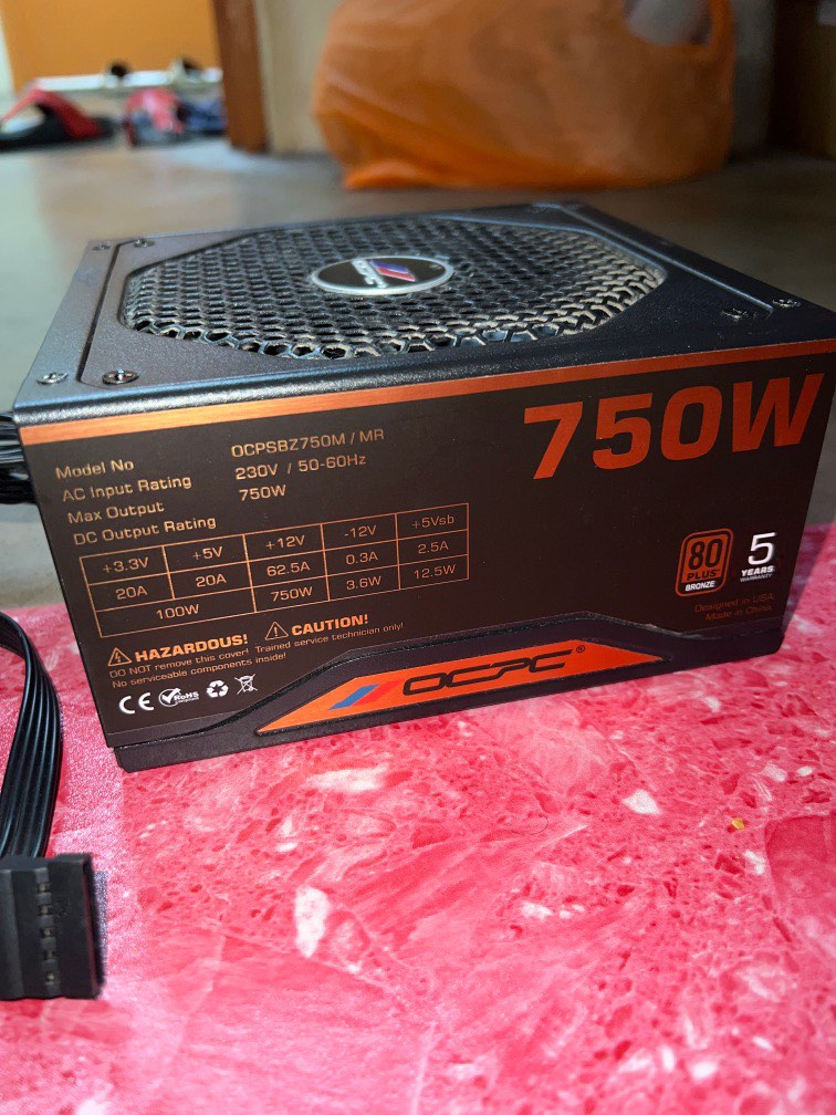 OCPC 750W Power Supply, Computers & Tech, Parts & Accessories, Computer