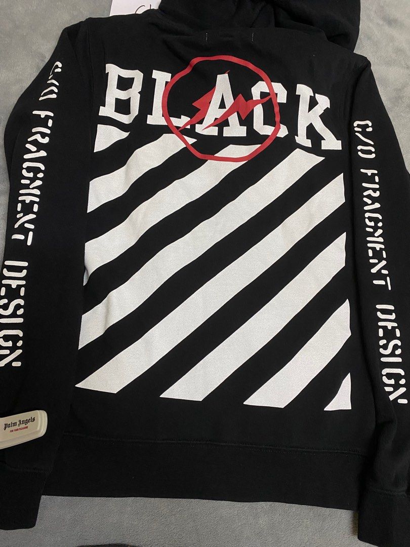 Off White x Fragment Design Lightning Hoodie