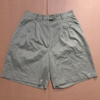 Olive Green High-Waisted Flowy Shorts (w/ when worn pic)