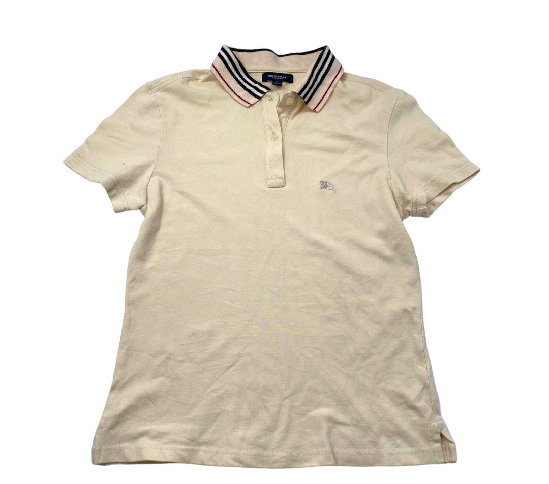 Beige store burberry polo