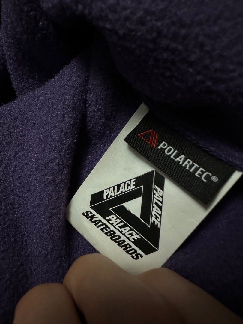 Palace Polartec 1/4 Zip Purple（已送洗買回去可直穿）
