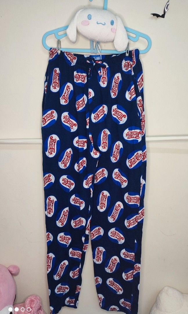 Vintage Vtg Pepsi Cola 100 Cotton Pyjama Pants Long Boxer