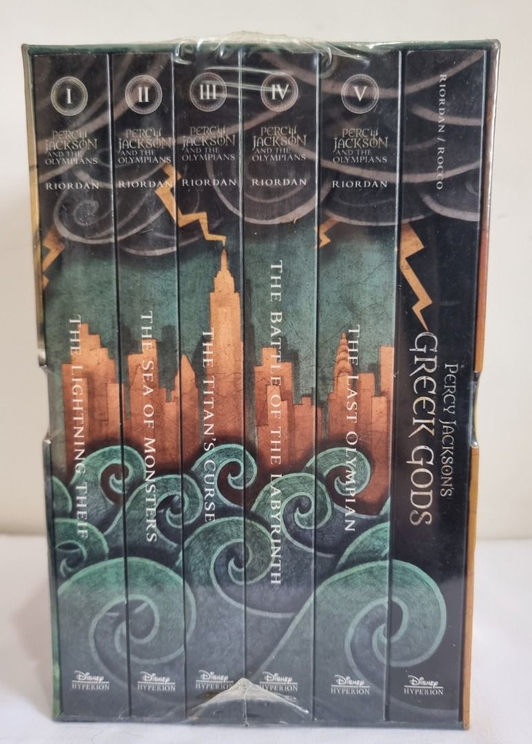 Percy Jackson + Greek Gods Boxed Set by Rick Riordan on Carousell