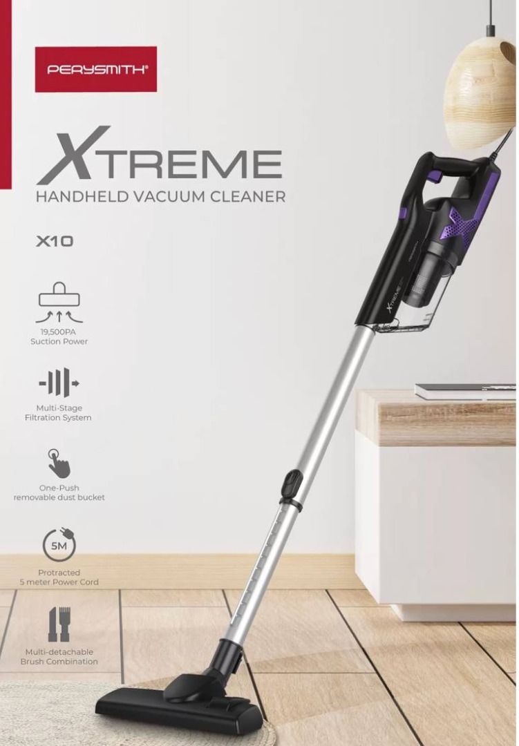 PerySmith Handheld Vacuum Cleaner Xtreme Series X10 (1000W), TV & Home