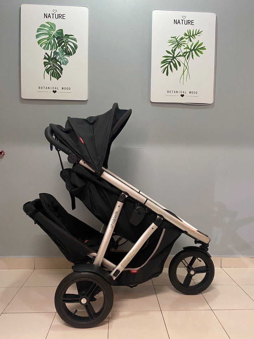 Phil and teds twin top stroller