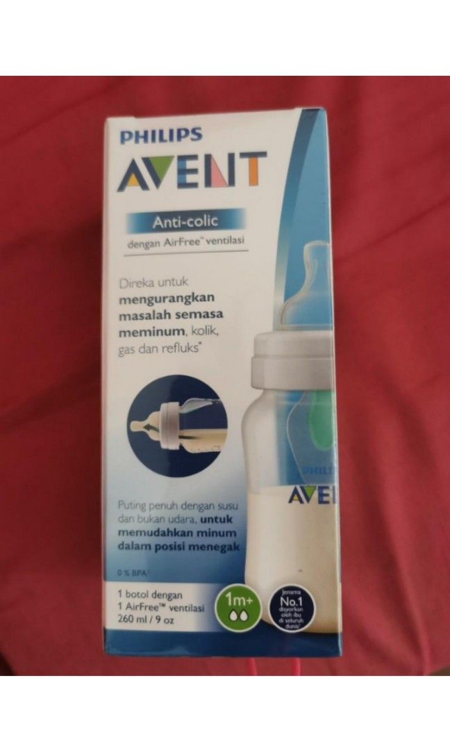 Philips Avent anticolic milk bottle 260ml, Babies & Kids, Nursing & Feeding, Breastfeeding