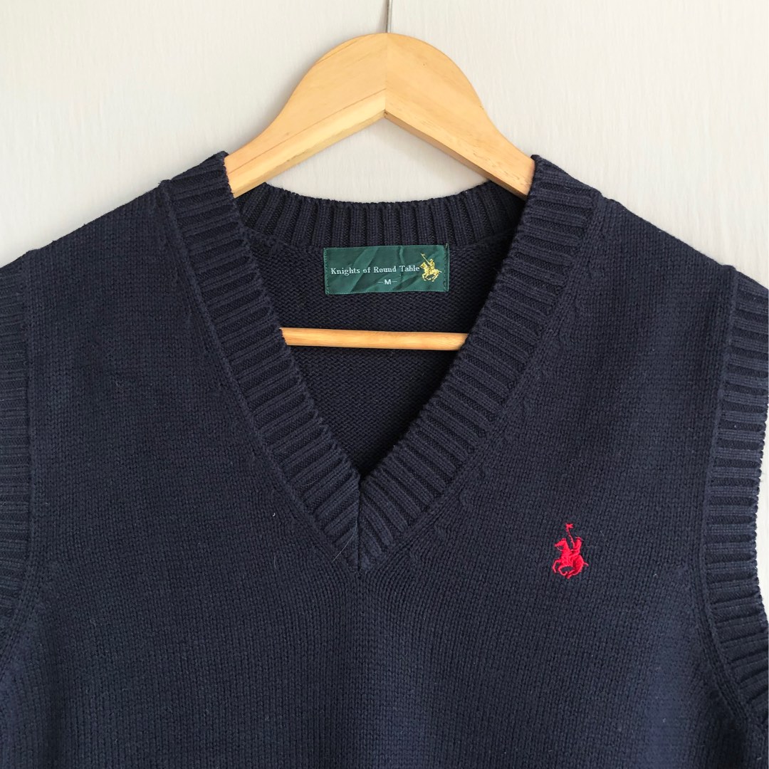 POLO RALPH LAUREN edisi Knights of round table - knit vest rompi rajut ...