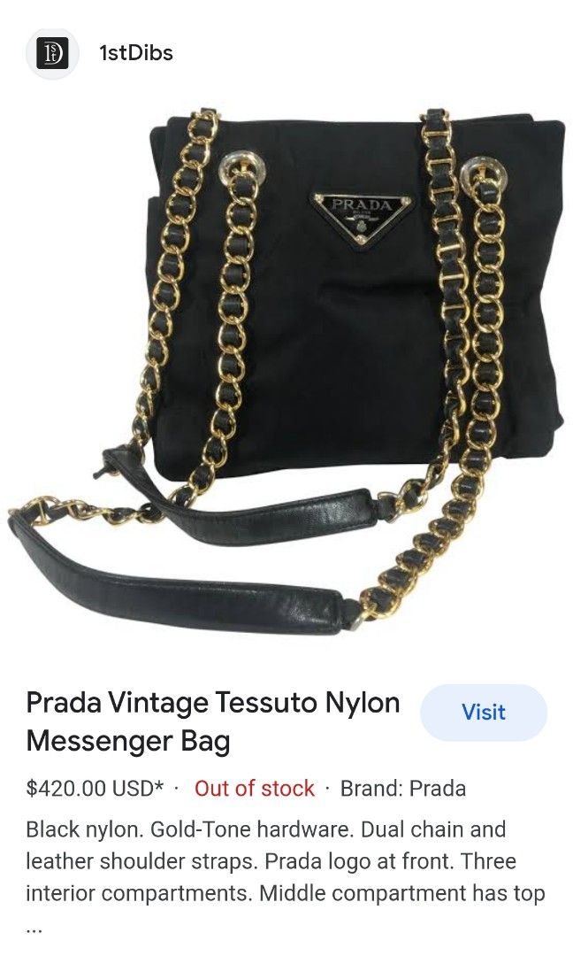 Prada Vintage Black Tessuto Nylon Baguette Bag at 1stDibs  vintage prada  bag, prada nylon bag vintage, prada vintage nylon bag