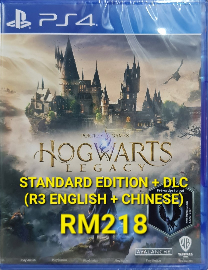 PS4 Hogwarts Legacy Deluxe/Standard (R1/R3), Video Gaming, Video Games,  PlayStation on Carousell