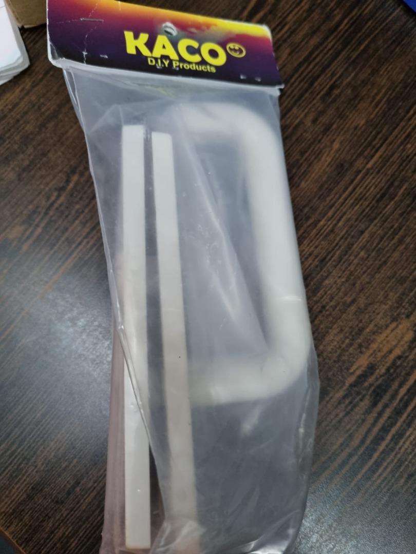 PVC Bifold Toilet Door Handle, Furniture & Home Living, Bathroom