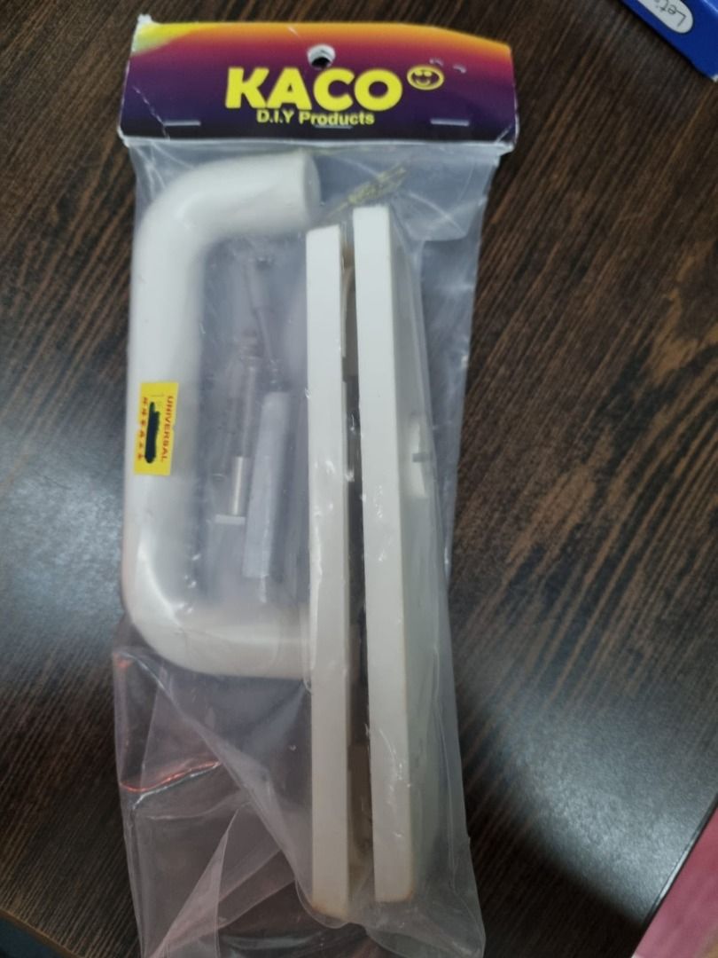 PVC Bifold Toilet Door Handle, Furniture & Home Living, Bathroom