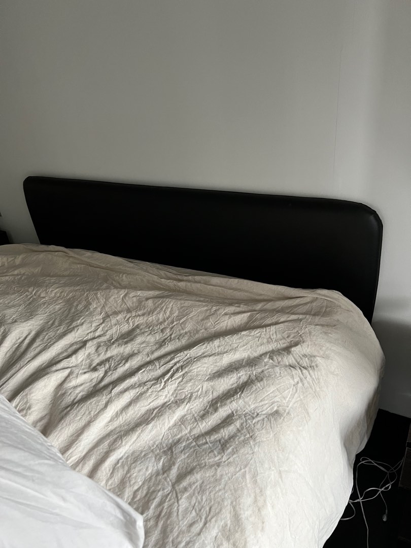 Queen bed frame with backboard, Furniture & Home Living, Furniture, Bed