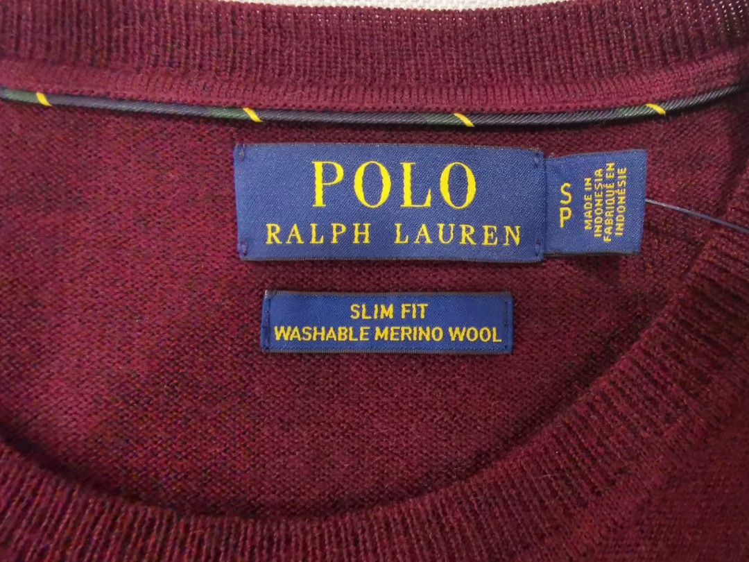 Ralph lauren slim hotsell fit merino wool