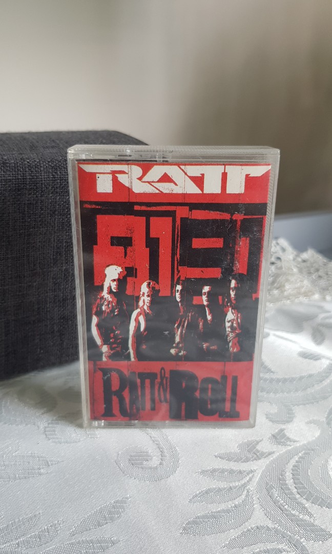 Ratt Ratt and Roll 8191 Rock Music Audio Cassette Retro Vintage Tape
