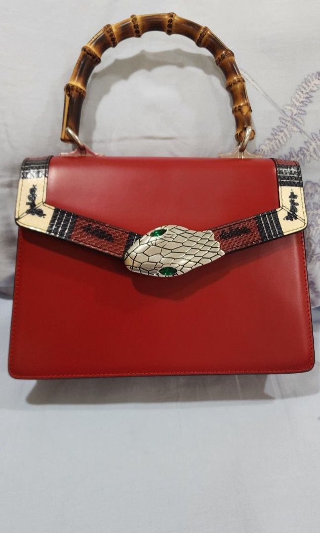 Red hotsell bamboo bag
