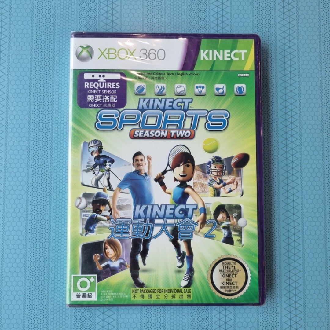 Sealed Kinect Sports Season Two Xbox 360 NTSC J Microsoft New Video Console  Game