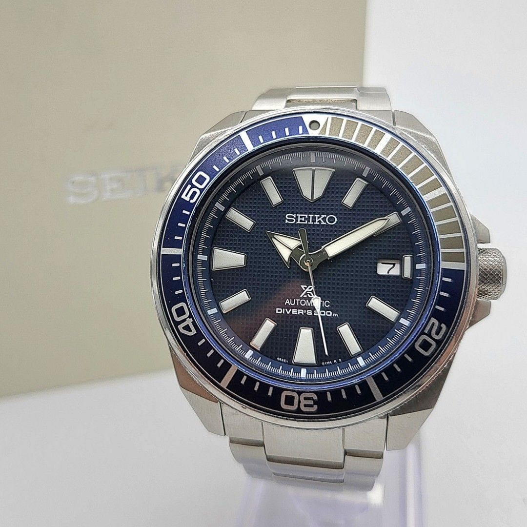 SEIKO Prospex Samurai Automatic Watch 4R35-01v0, Men's Fashion