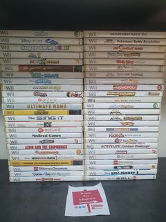 Selling Nintendo Wii Games Set 2