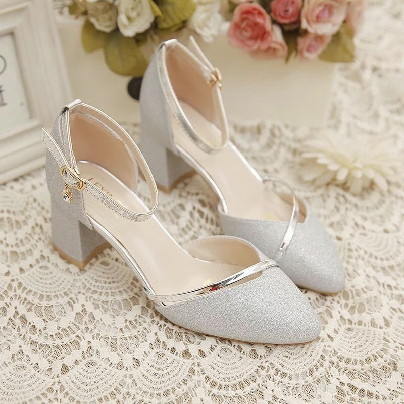White sequin new arrivals shoes womens
