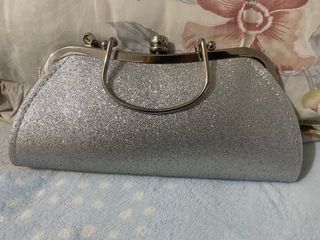 Silver Clutch Bag