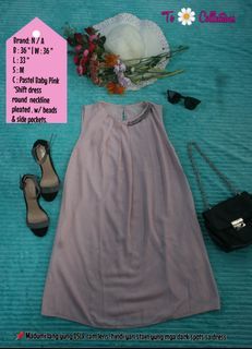 Sleeveless Shift Dress | Cute Pink Dress