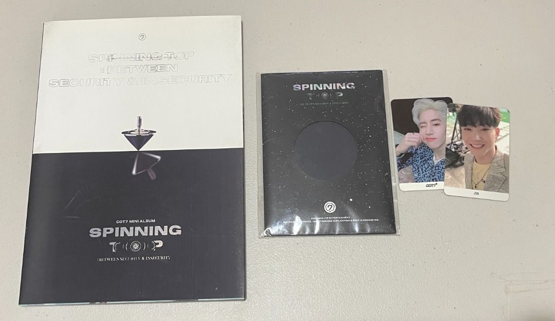 Spinning Top GOT7 album with preorder inclusions (UNSEALED