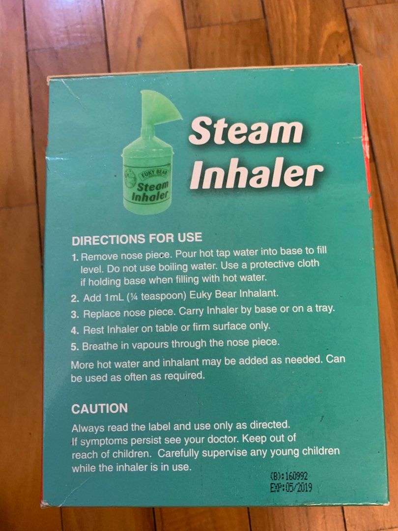 Steam inhaler, Beauty & Personal Care, Sanitisers & Disinfectants on
