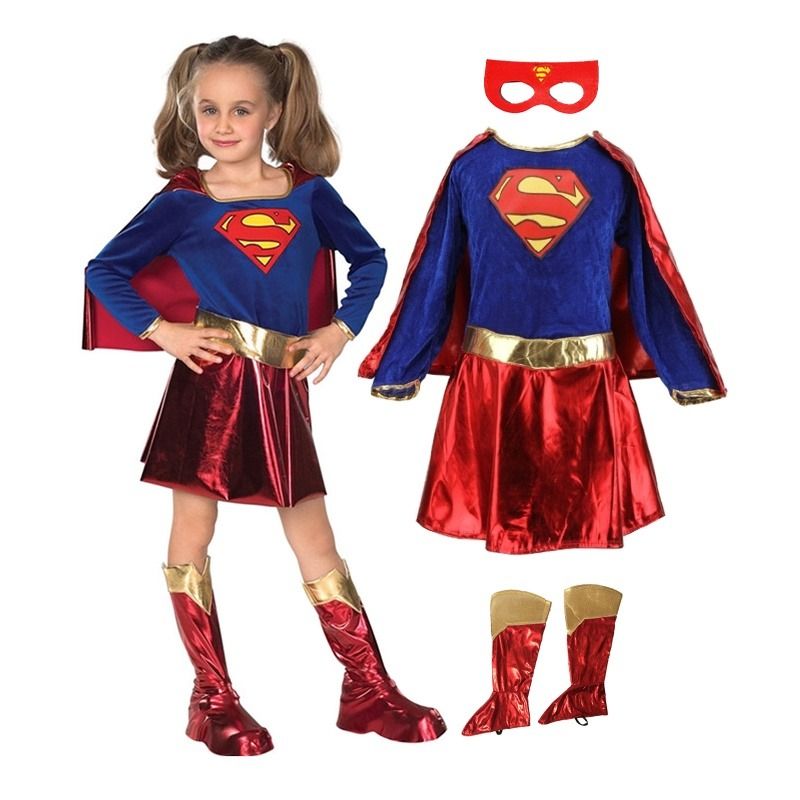 Girl's Deluxe DC™ Superhero Girls Supergirl Costume