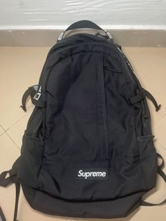 SUPREME BLACK BACKPACK FW21 (IN HAND) OS 100% AUTHENTIC