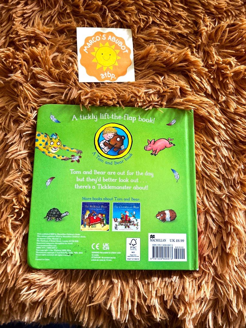 The Tickle Book BB with Lift the Flaps by Ian Whybrow and Axel ...