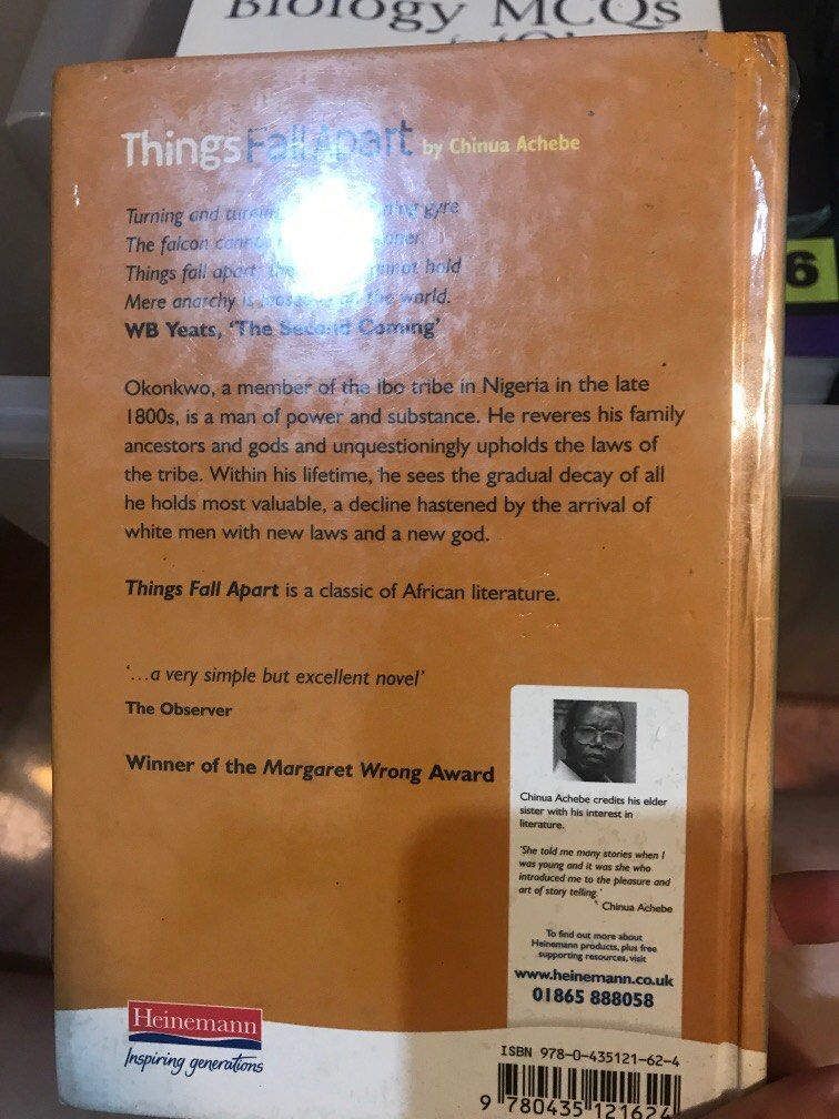 Things Fall Apart by Chinua Achebe, Hobbies & Toys, Books & Magazines ...