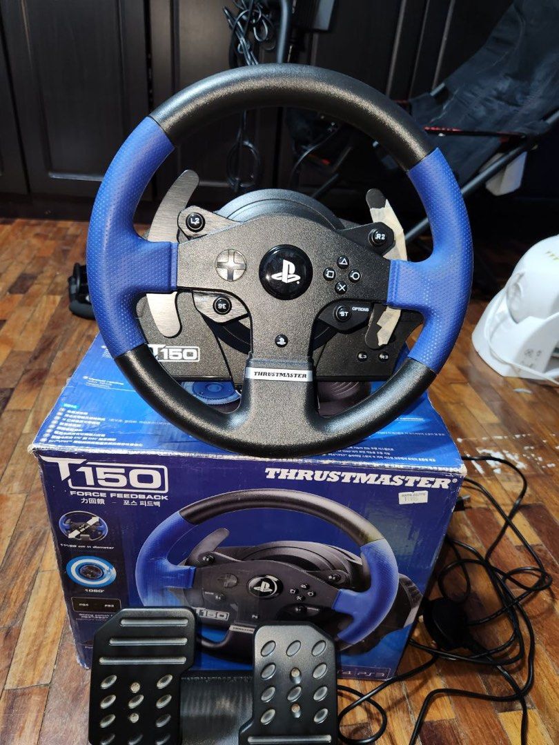 Thrustmaster T150 Force Feedback, Video Gaming, Gaming Accessories,  Controllers on Carousell