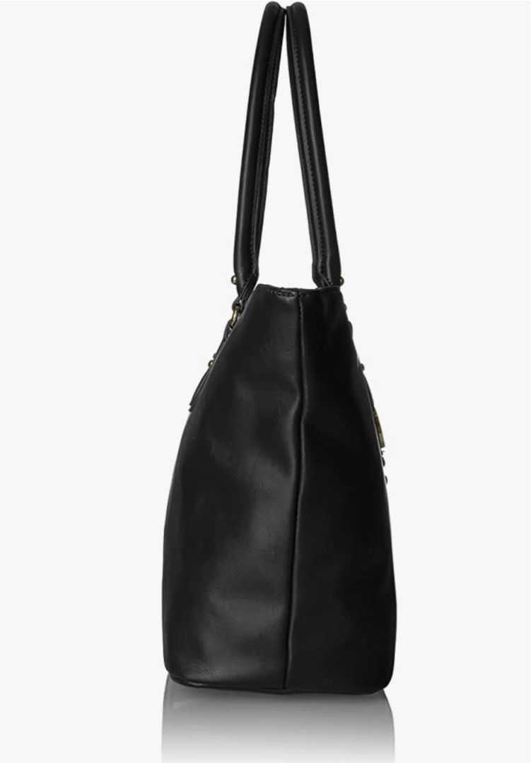 Tommy Hilfiger TH Jaden Zip Top Large Travel Black Laptop Tote Bag