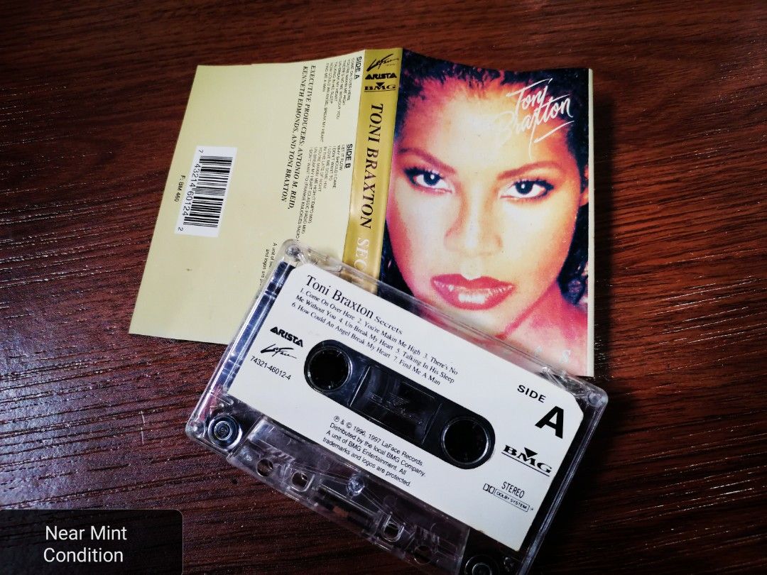 Toni Braxton Secrets Cassette Tape Original Cassette Tapes Vintage