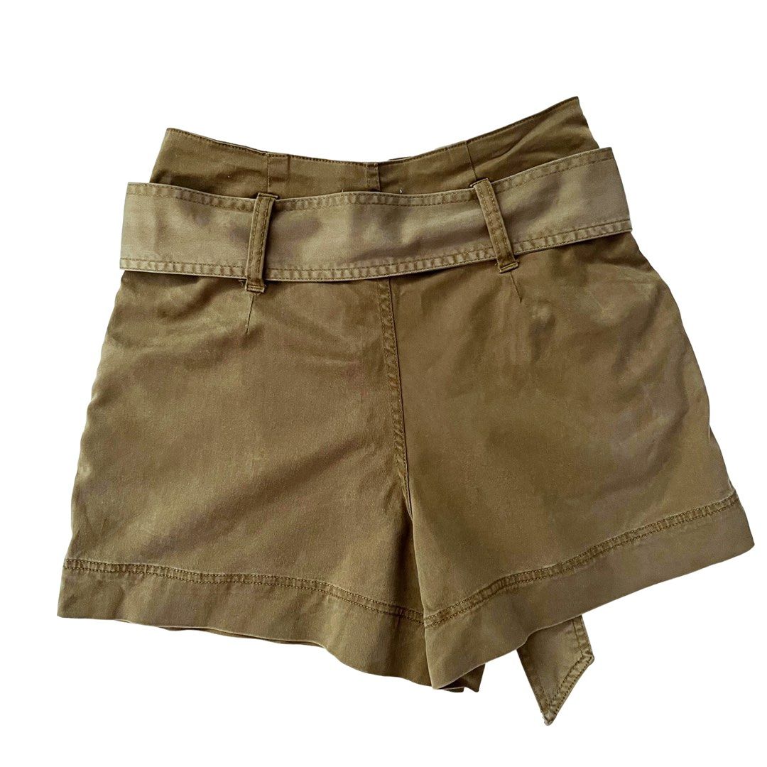 Topshop Cargo Shorts with Belt Women s Fashion Bottoms Shorts on Carousell