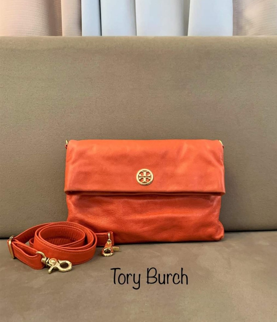 Tory Burch Leather 3-way Bag on Carousell