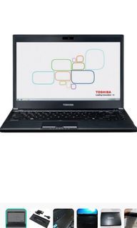Toshiba laptop  2.7ghz i5 8gb ram 500gb hdd