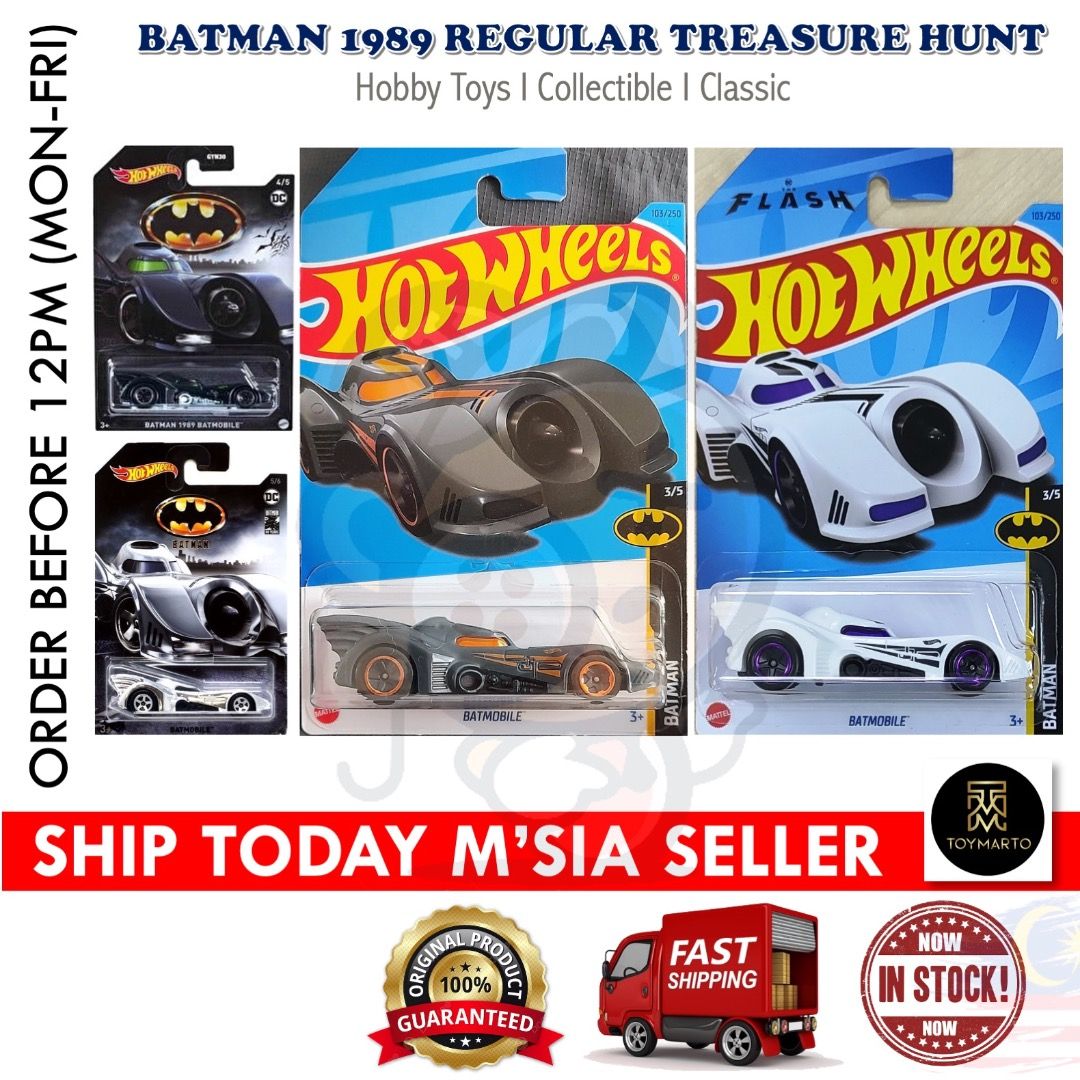 Hot wheels batmobile 1989 hotsell