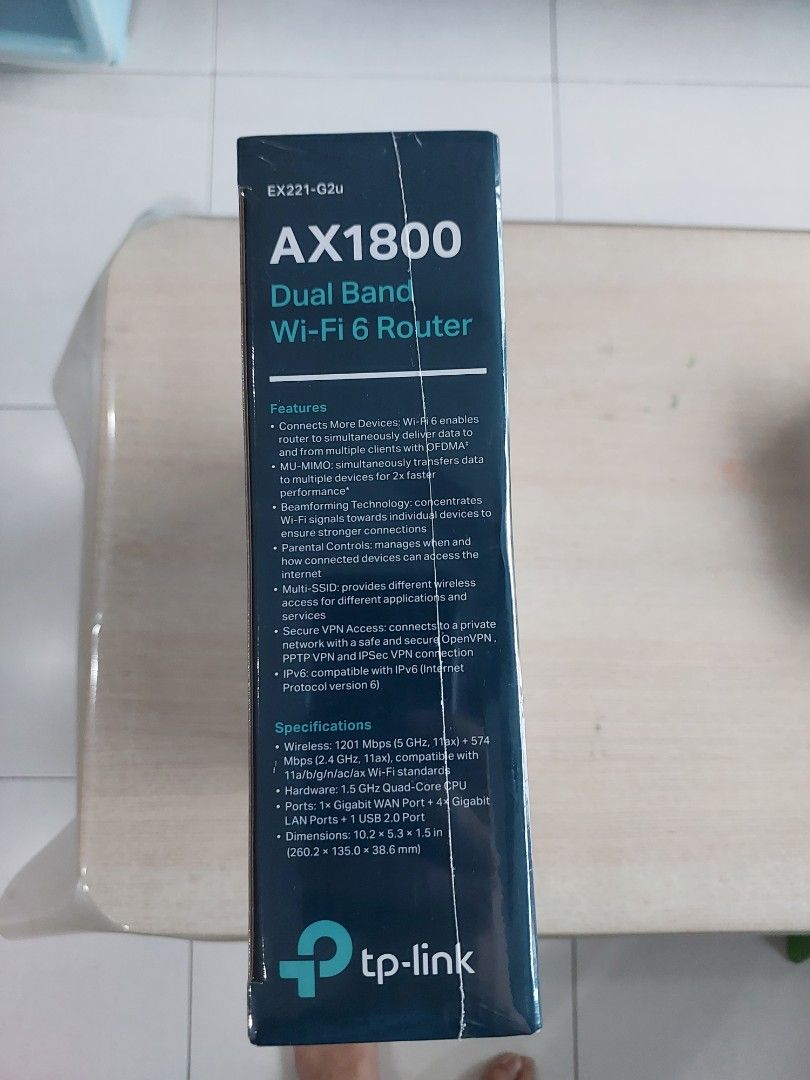TPlinkWIFI Router AX1800, Computers & Tech, Parts & Accessories ...