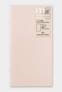 Traveler’s Notebook - Sticker Release Paper